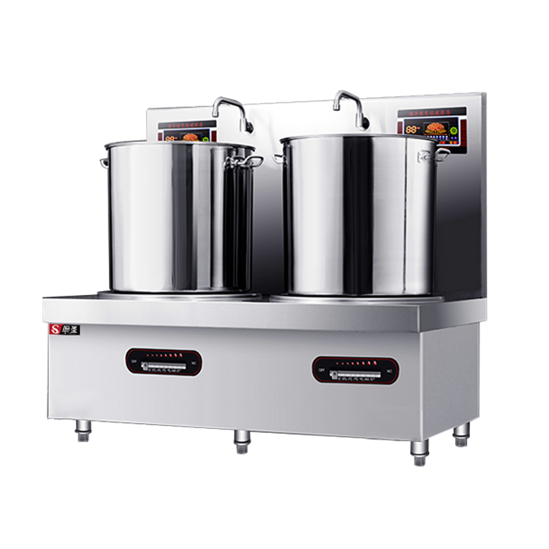 電磁雙頭矮湯爐